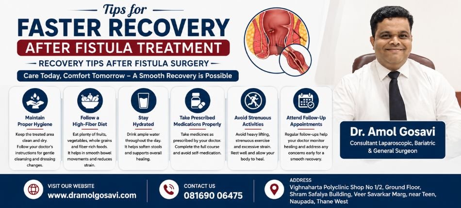 Recovery Tips After Fistula Surgery | Dr. Amol Gosavi
