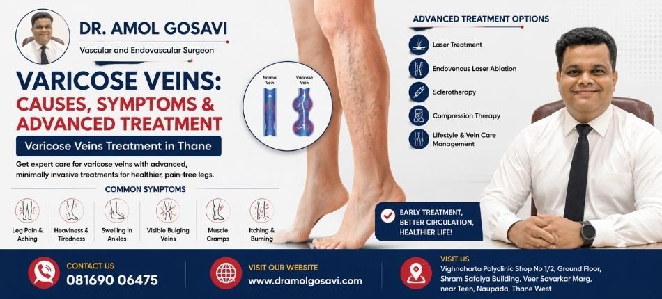 Varicose Veins Treatment in Thane | Dr. Amol Gosavi