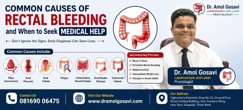 Common Causes of Rectal Bleeding | Dr. Amol Gosavi