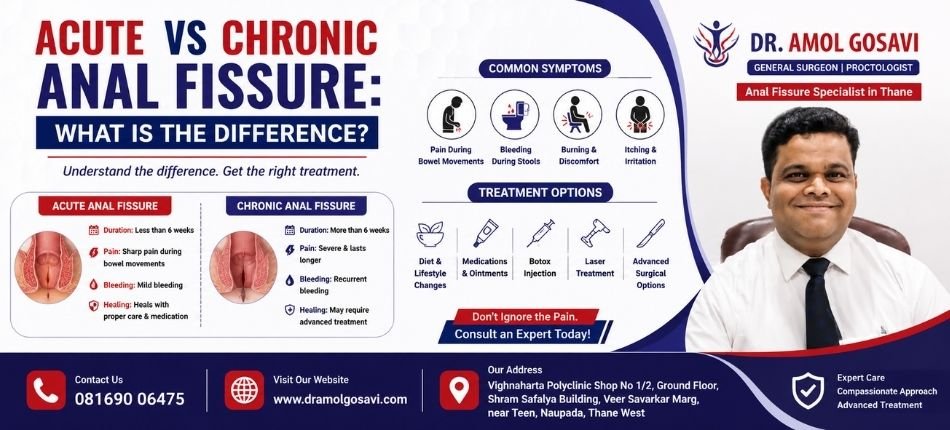 Anal Fissure Specialist in Thane | Dr. Amol Gosavi