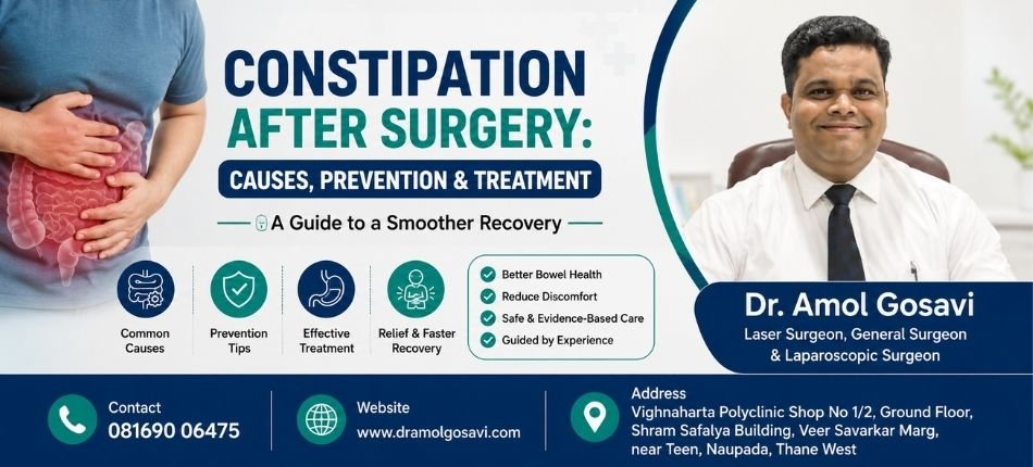 Constipation After Surgery | Dr. Amol Gosavi