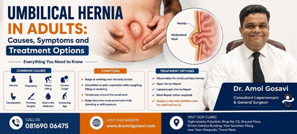 Umbilical Hernia in Adults | Dr. Amol Gosavi