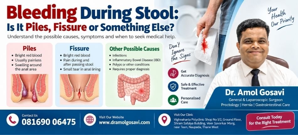 Bleeding During Stool Is It Piles, Fissure or Something Else - Dr. Amol Gosavi
