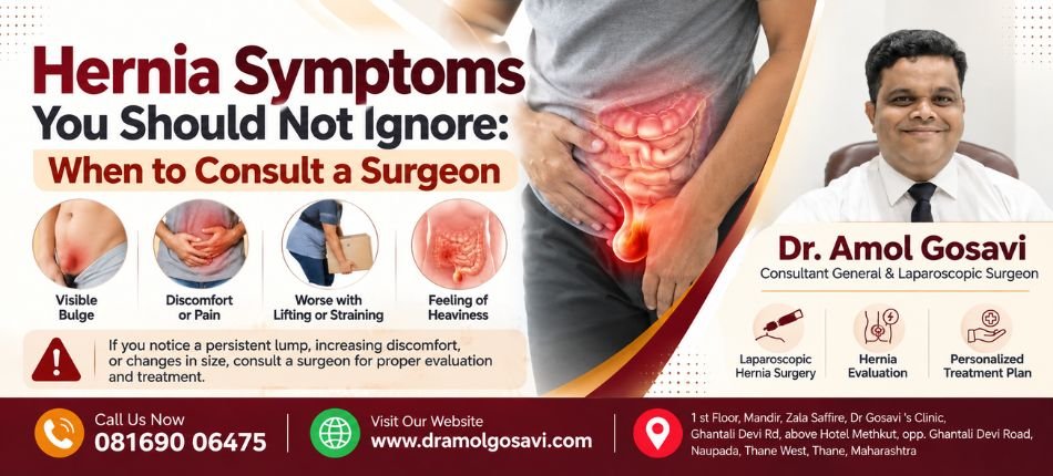 Hernia Symptoms You Should Not Ignore | Dr. Amol Gosavi