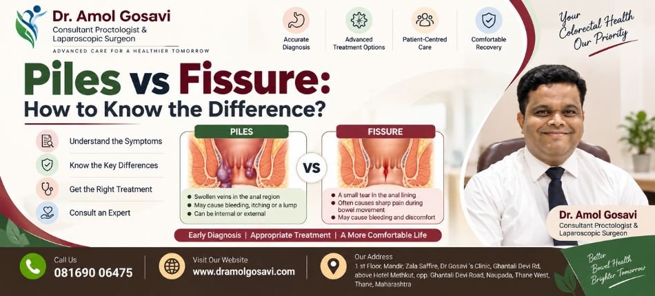 Piles vs Fissure | Dr. Amol Gosavi